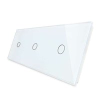 Livolo 3 panel biely C1/C1/C1-11