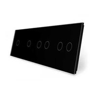 Livolo 4 panel čierny  2C1/2C2-12